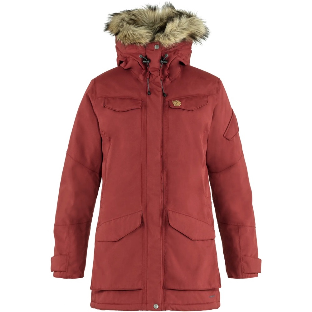 Fjallraven NUUK PARKA W in Red Oak